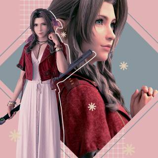 Aerith phone wallpaper