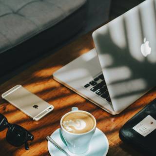 iPhone cafe wallpaper