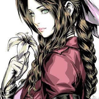 Aerith phone wallpaper