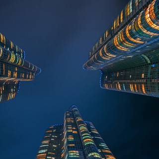 iPhone buildings wallpaper