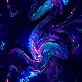 Neon iPhone 14 wallpaper