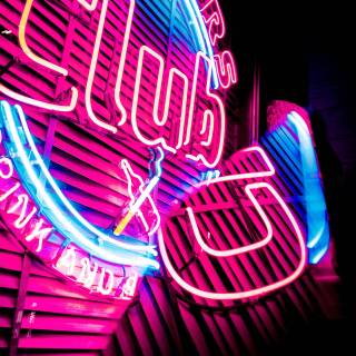 Neon iPhone 14 wallpaper