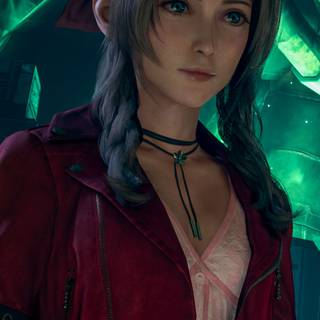 Aerith phone wallpaper