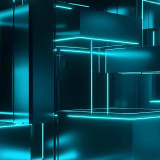 Neon iPhone 14 wallpaper