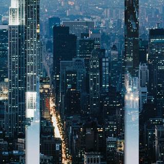 iPhone buildings wallpaper