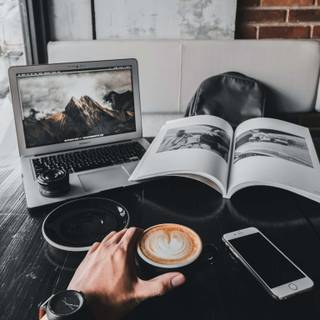 iPhone cafe wallpaper