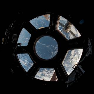 Space Station phone wallpaper