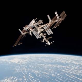 Space Station phone wallpaper