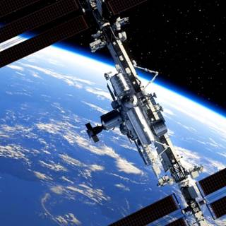 Space Station phone wallpaper