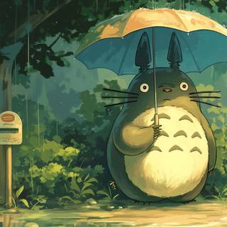 Totoro laptop wallpaper
