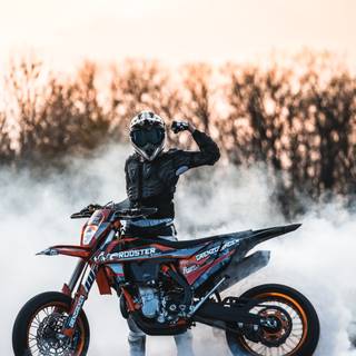 Supermoto iPhone wallpaper