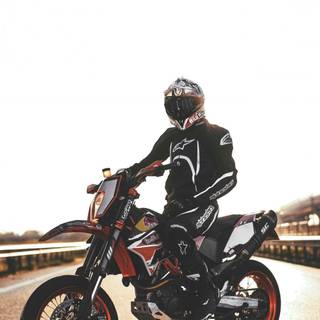 Supermoto iPhone wallpaper