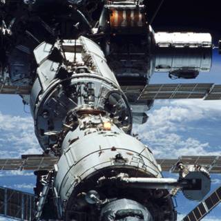 Space Station phone wallpaper