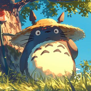 Totoro laptop wallpaper