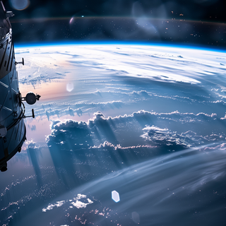 Space Station phone wallpaper