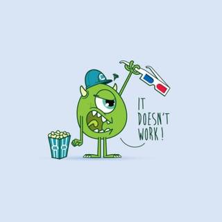 Mike Wazowski iPhone wallpaper