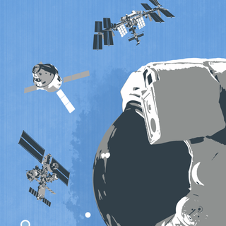 Space Station phone wallpaper