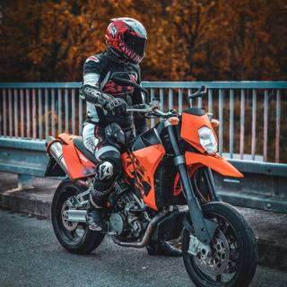 Supermoto iPhone wallpaper