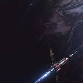 Space Station phone wallpaper