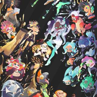 Splatoon 3 iPhone wallpaper