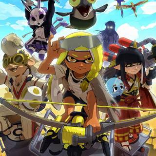 Splatoon 3 iPhone wallpaper