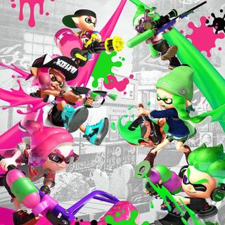 Splatoon 3 iPhone wallpaper