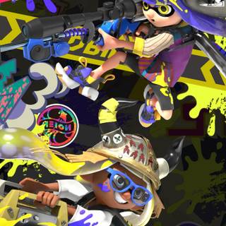 Splatoon 3 iPhone wallpaper