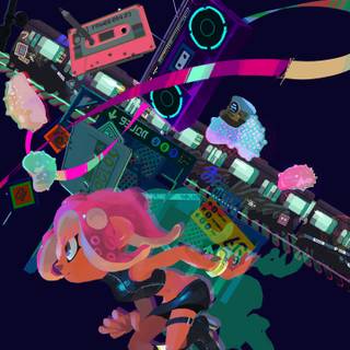Splatoon 3 iPhone wallpaper