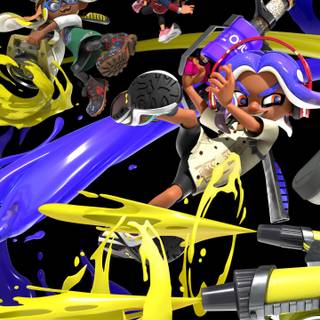 Splatoon 3 iPhone wallpaper