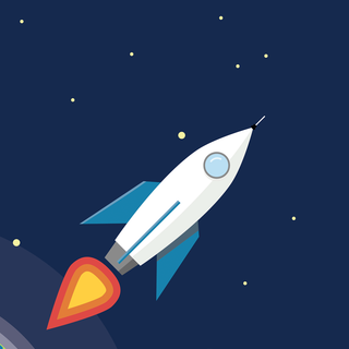 Space ship iPhone wallpaper