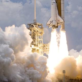 Space ship iPhone wallpaper