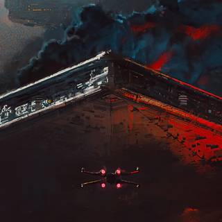 Space ship iPhone wallpaper