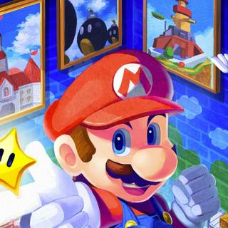 Mario iPhone 13 wallpaper