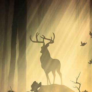 Fantasy forest iPhone wallpaper