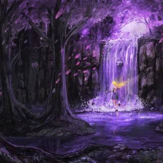 Fantasy forest iPhone wallpaper