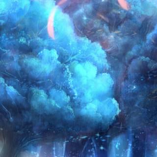 Fantasy forest iPhone wallpaper