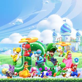 Mario iPhone 13 wallpaper