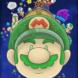 Mario iPhone 13 wallpaper