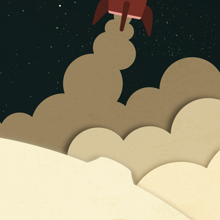 Space ship iPhone wallpaper