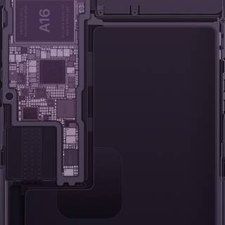 iPhone 14 Pro deep purple wallpaper