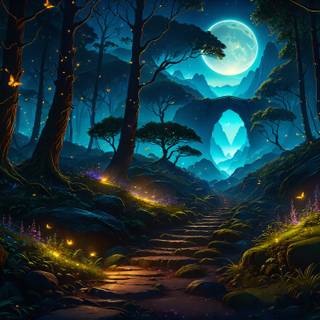 Magical nature wallpaper