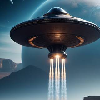 Space ship iPhone wallpaper