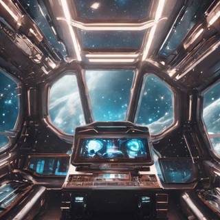 Space ship iPhone wallpaper