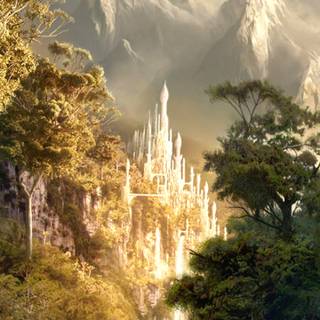 Fantasy forest iPhone wallpaper