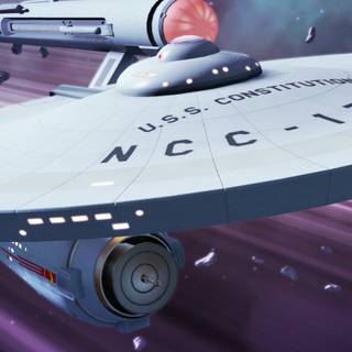 Space ship iPhone wallpaper