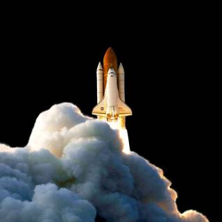 Space ship iPhone wallpaper