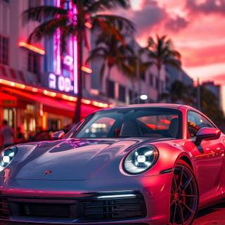 Old Porsche phone wallpaper