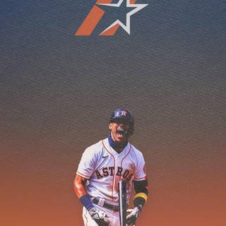 Astros iPhone wallpaper
