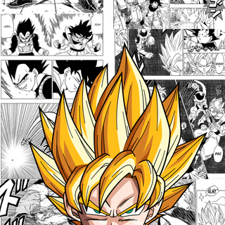Dragon Ball manga phone wallpaper