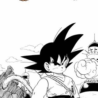 Dragon Ball manga phone wallpaper